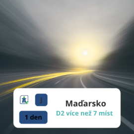 D2 | 7 míst a více | 1 denní | Maďarsko